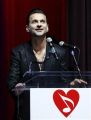 Dave Gahan of British band Depeche Mode accepts the Stevie Ray Vaughan Award during the 7th Annual MusiCares MAP Fund Benefit concert in Los Angeles May 6, 2011. REUTERS/Mario Anzuoni